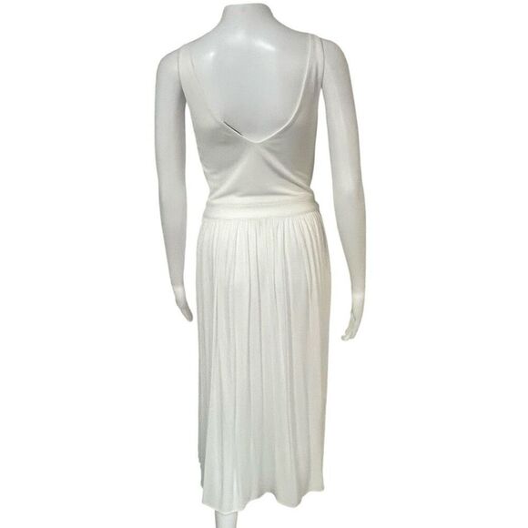 Rag & Bone Off White Tank Top Flow Botton Dress Sz S Ballet Core Bridal Dress - Picture 2 of 7